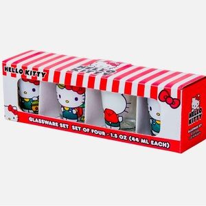 Hello Kitty Glassware set of 4